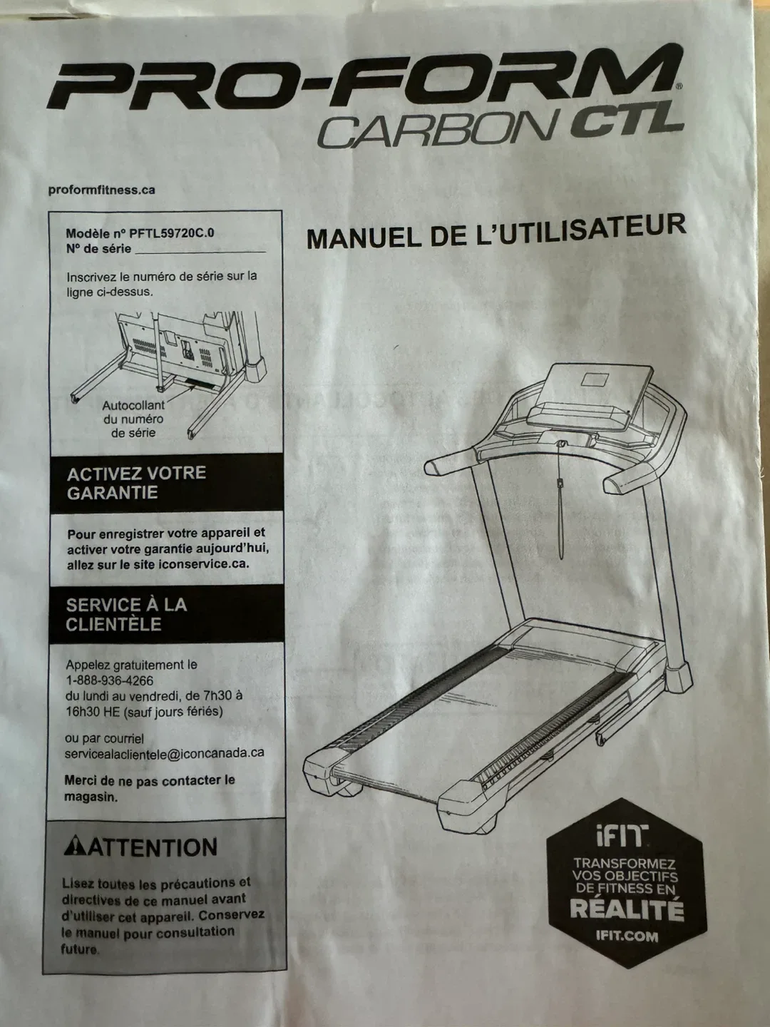 Pro-Form Carbon CTL Treadmill image indicator(2)