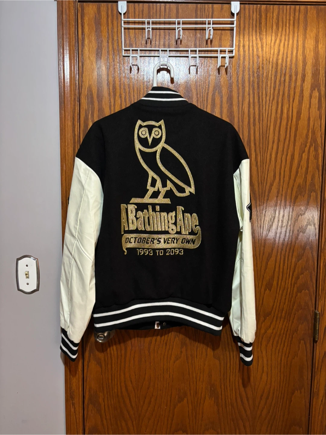BAPE x OVO Varsity Jacket - photo 2