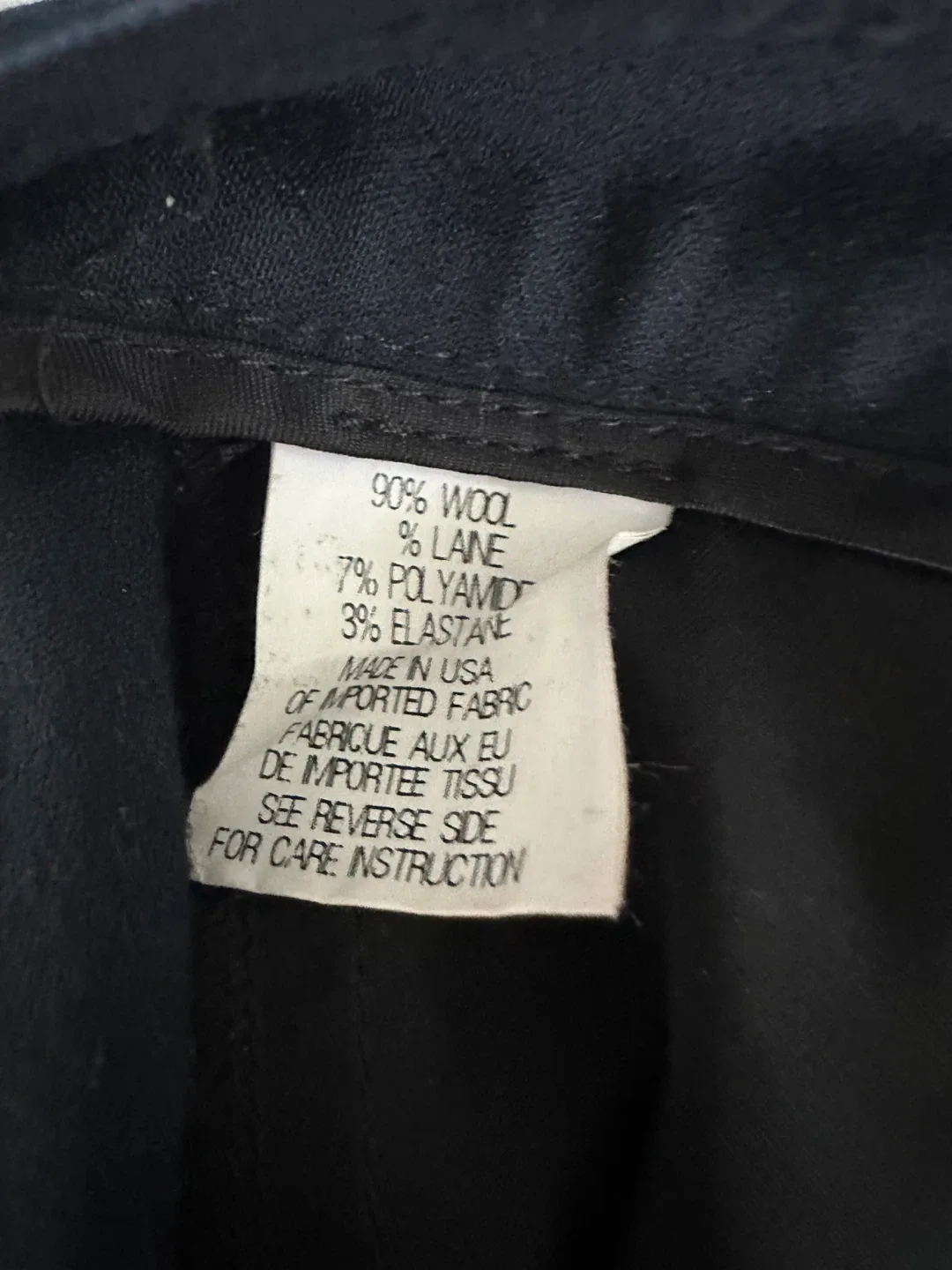 Theory Navy Blue Wool Shorts image indicator(7)