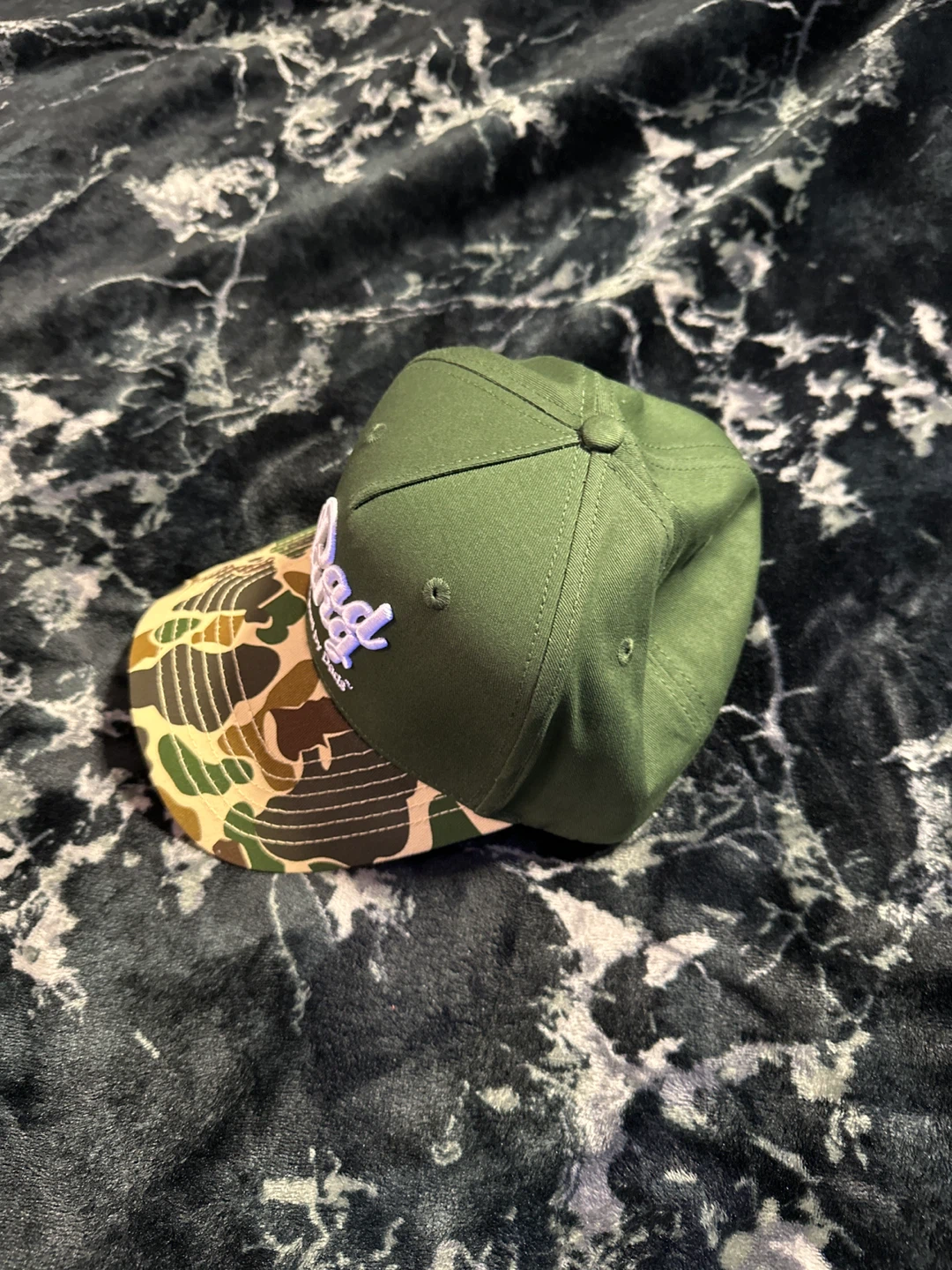 Dad Gang Hat - Green/Camo - photo 2