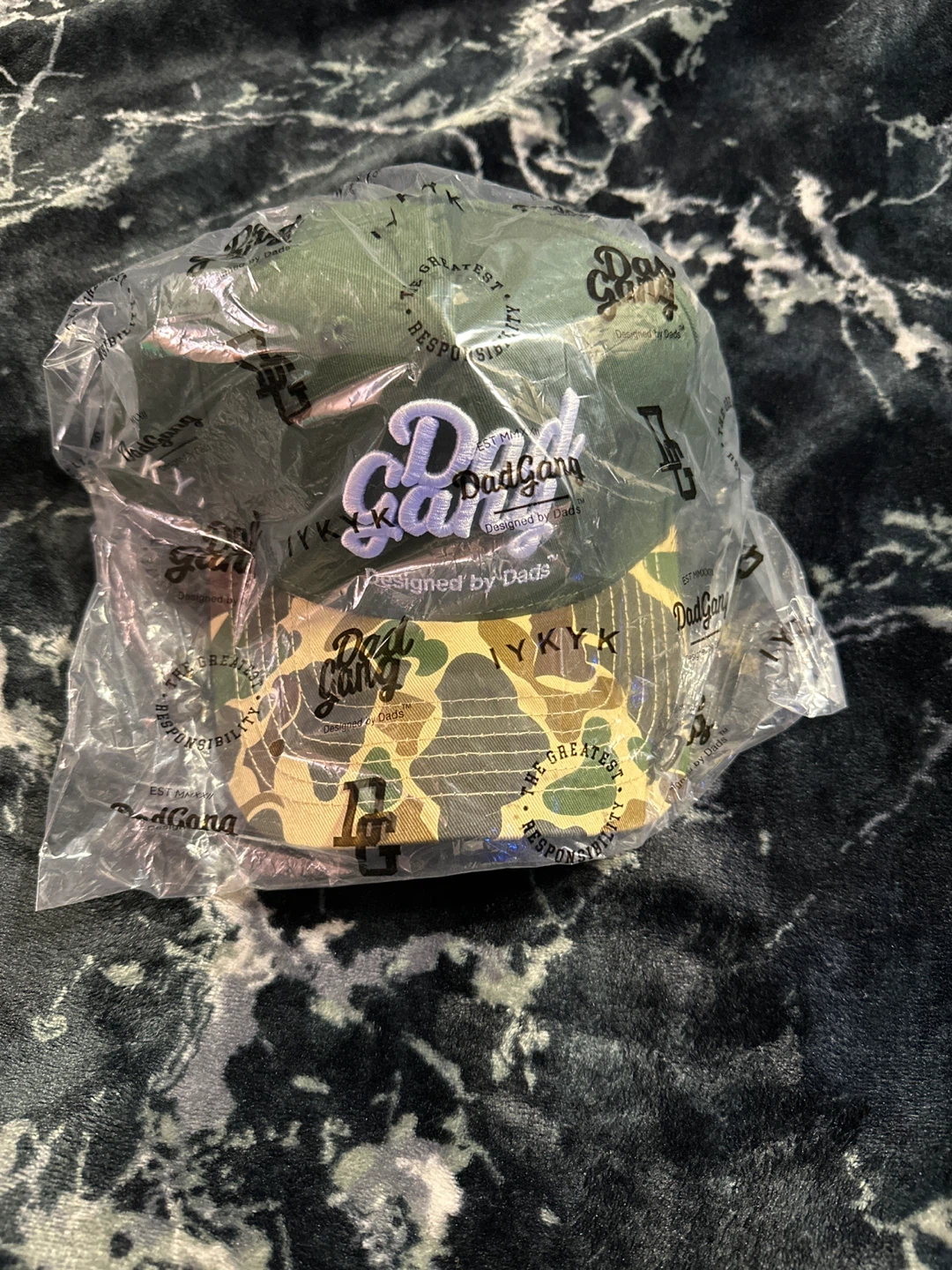 Dad Gang Hat - Green/Camo