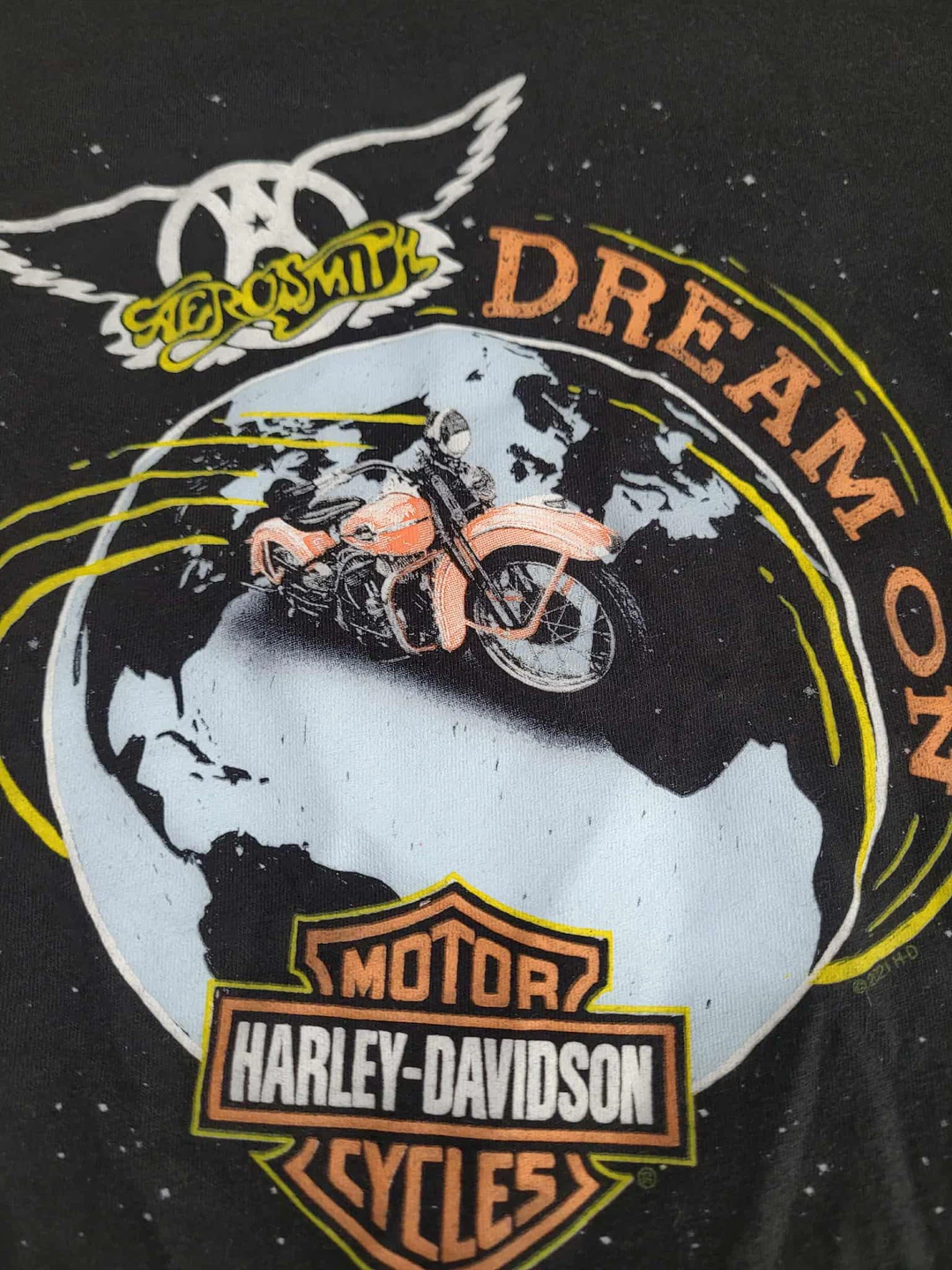 Harley-Davidson Aerosmith Dream On T-Shirt - Size L - photo 3