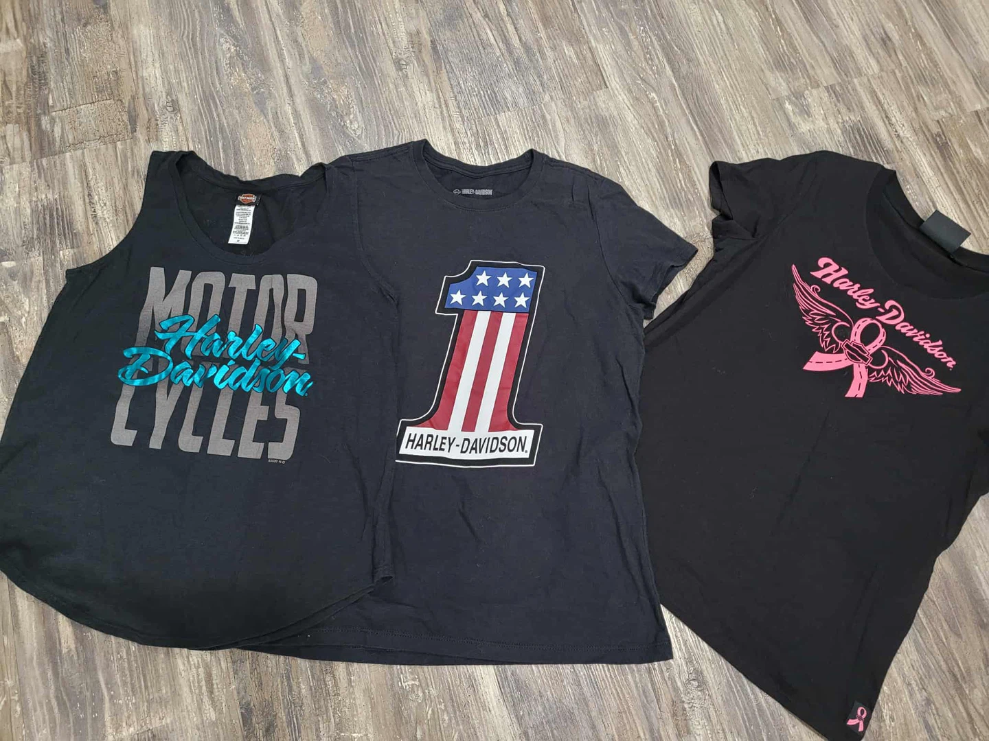 Harley-Davidson Black T-Shirts - Size M - photo 2