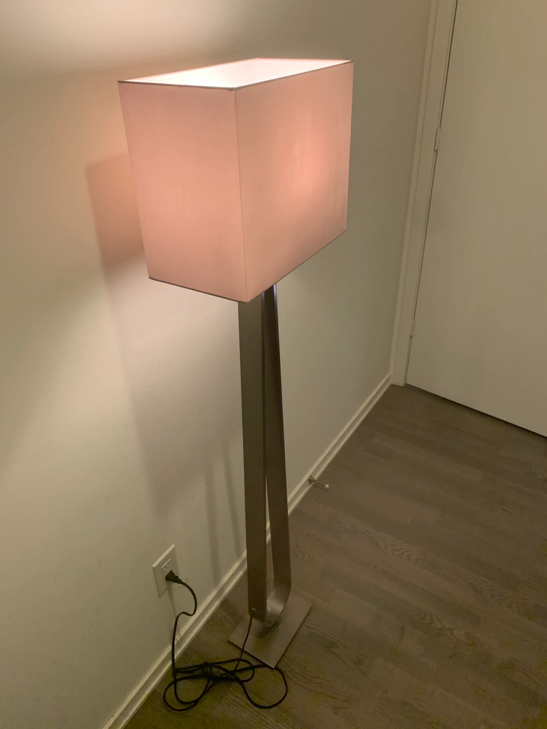 Dimmer Floor Lamp with Square Shade - photo 2
