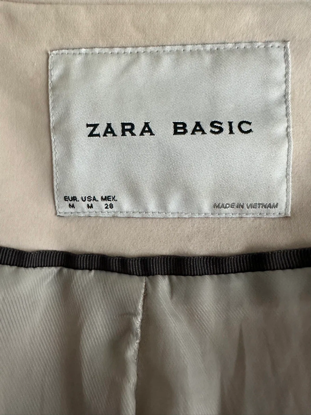 Zara Mid Length Zipper Coat image indicator(8)