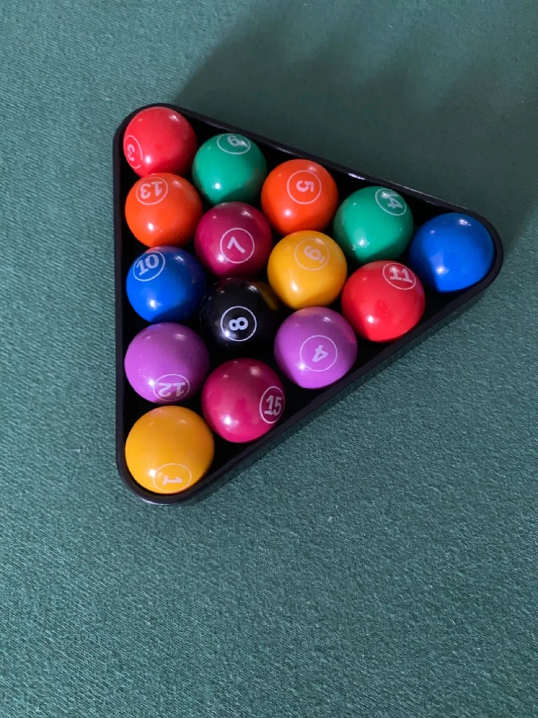 MINT CONDITION POOL TABLE 20” X 38” DETACHABLE LEGS image indicator(3)