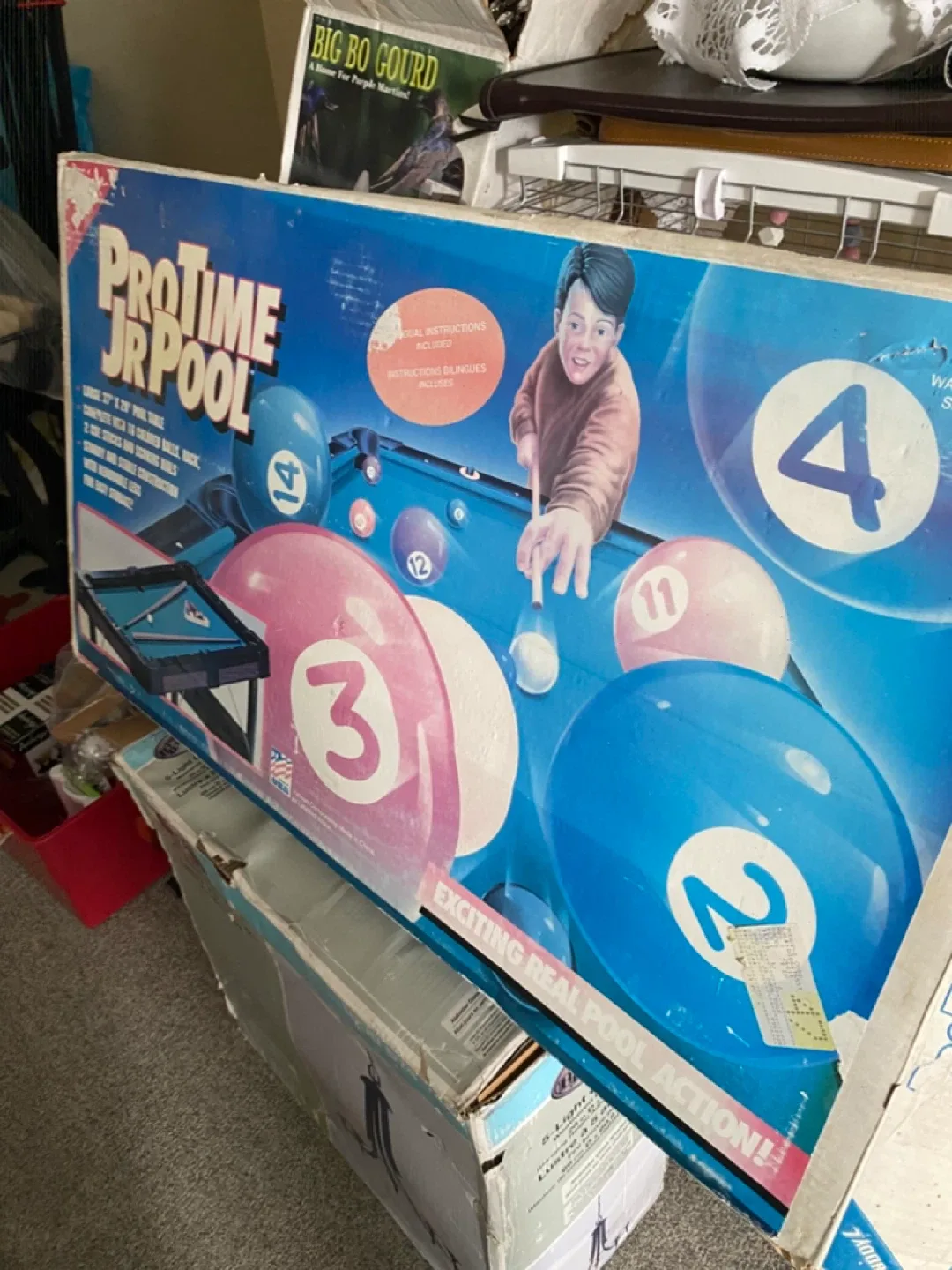 MINT CONDITION POOL TABLE 20” X 38” DETACHABLE LEGS image indicator(5)