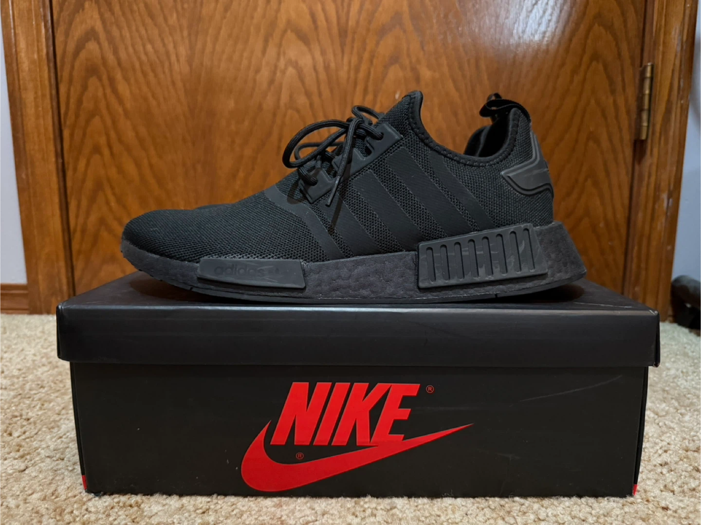 Adidas NMD R1 Primeblue Triple Black GZ9256 - photo 3