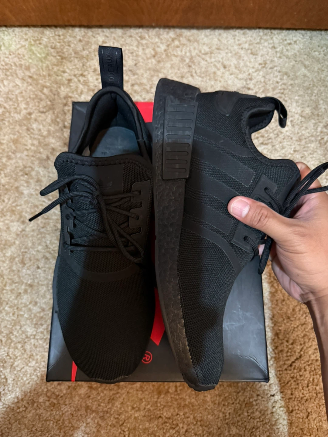 Adidas NMD R1 Primeblue Triple Black GZ9256 - photo 2