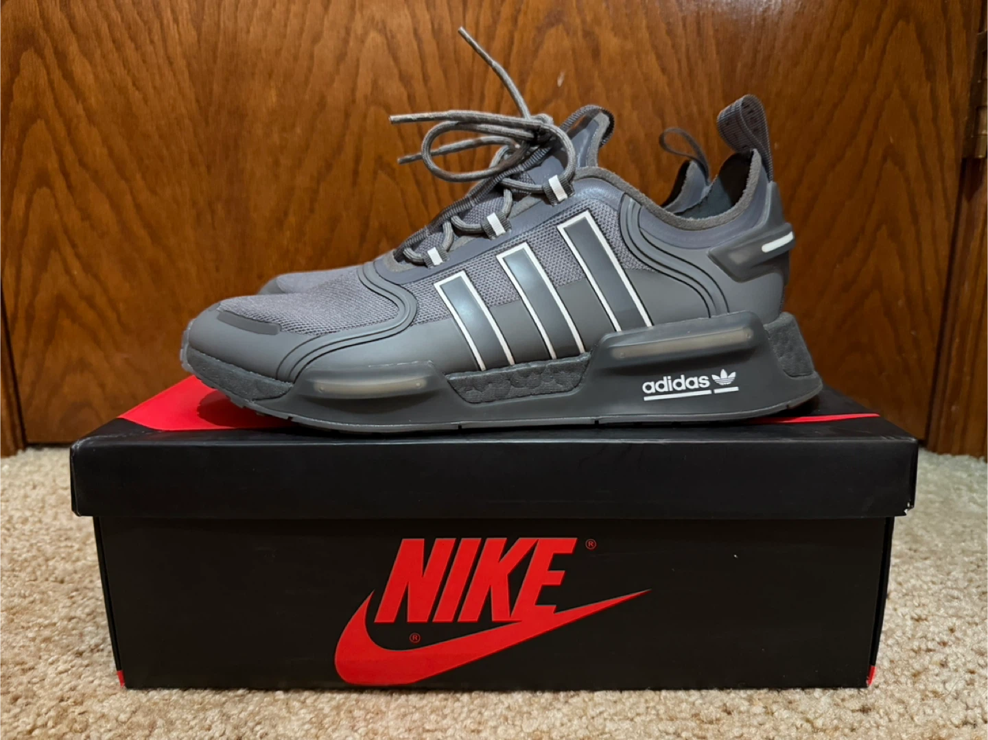 Adidas NMD_V3 'Grey White' - photo 3