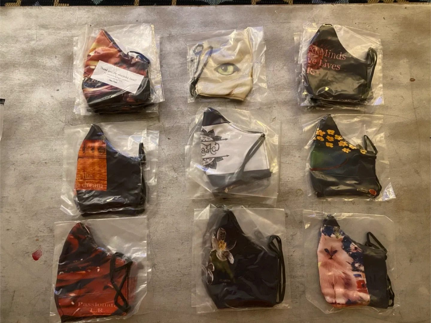 Assorted Face Masks - New thumbnail