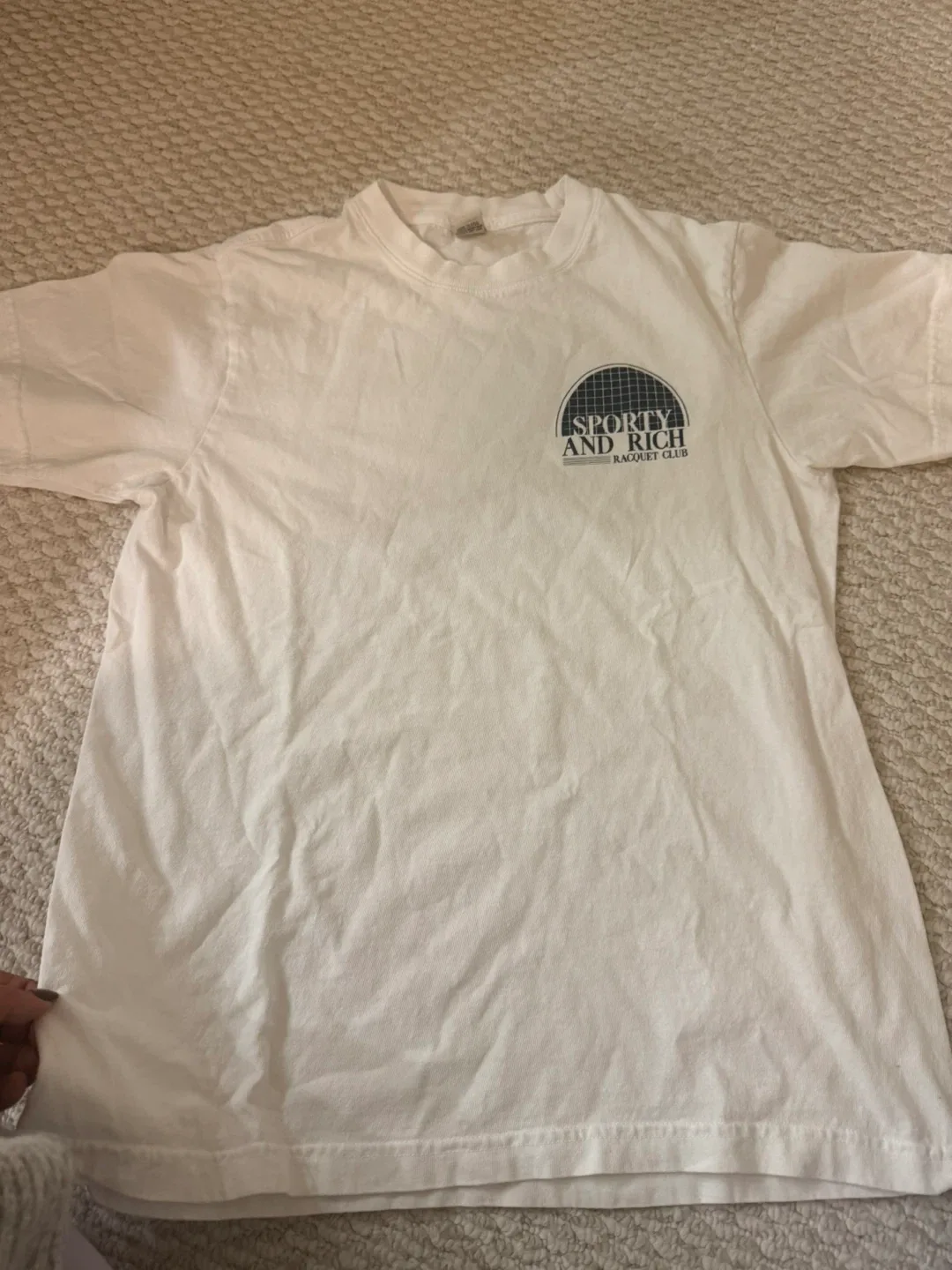 Sporty & Rich Racquet Club T-Shirt - Size Small thumbnail