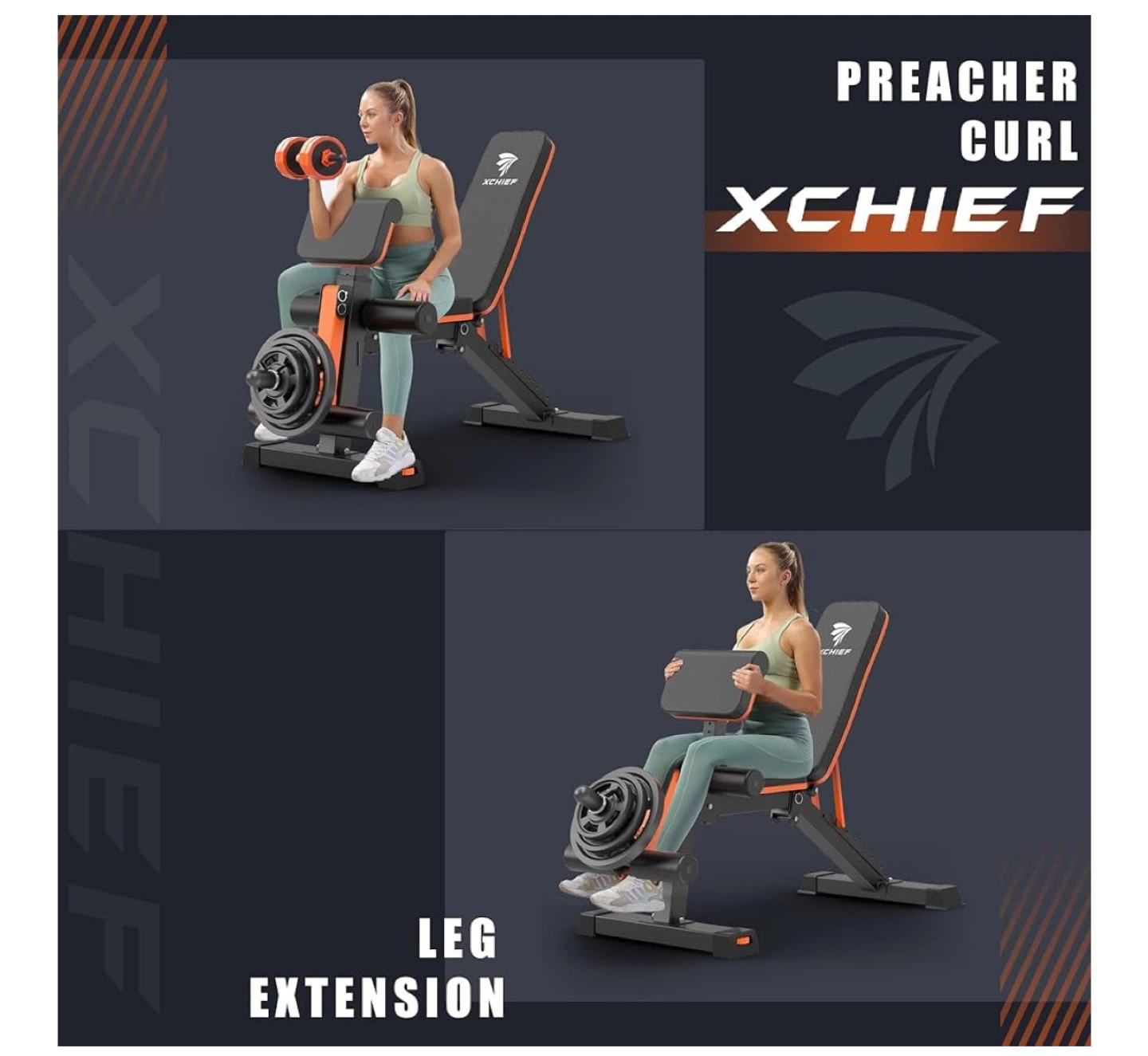 Xchief Adjustable Weight Bench - photo 5