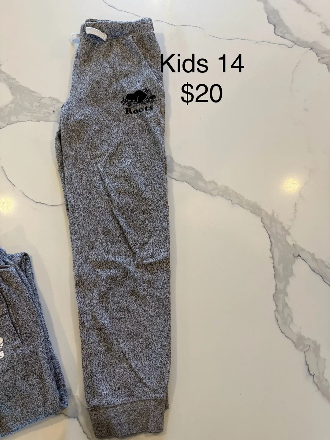 Roots Kids Grey Sweatpants & Shorts - Size 14/XS image indicator(3)