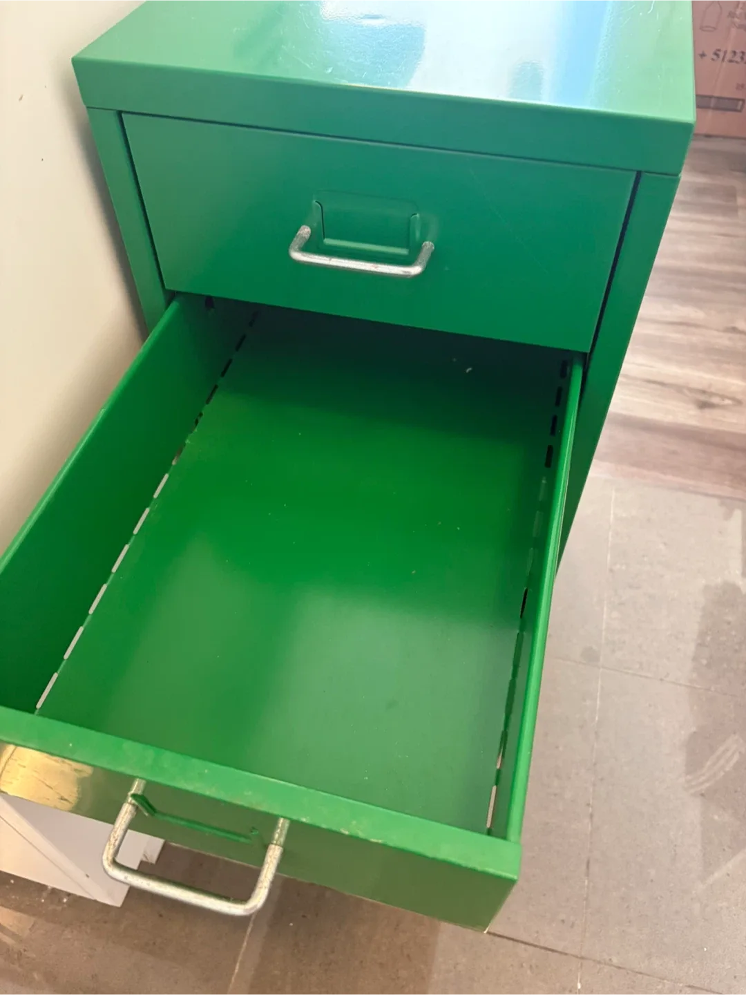 Green Metal Filing Cabinet with 6 Drawers image indicator(5)