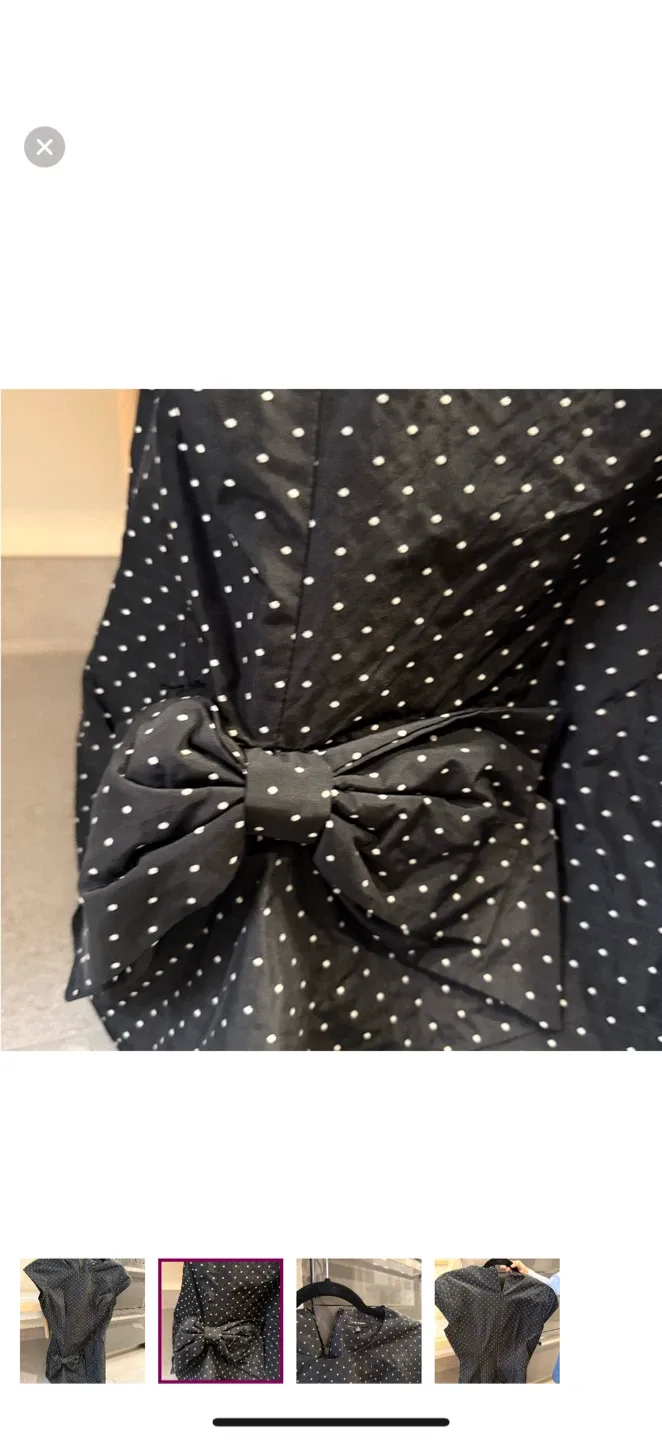 Trendy Polka Dot Mini Dress/top - Size 38 image indicator(2)