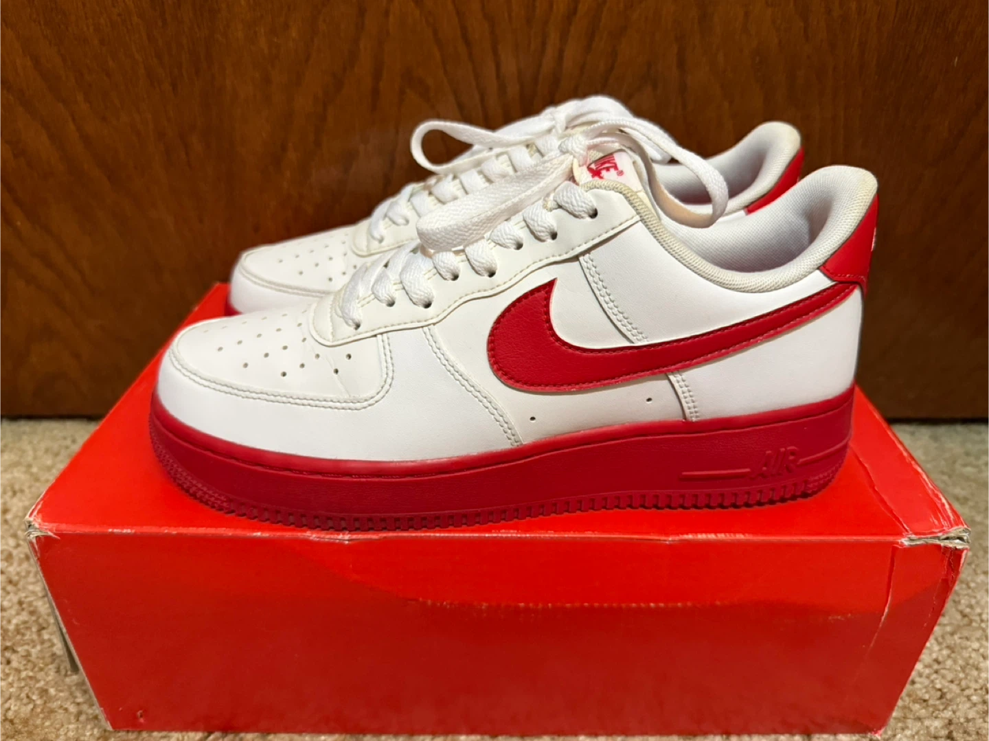Nike - Air Force 1 Low 'White Red Sole' - photo 3