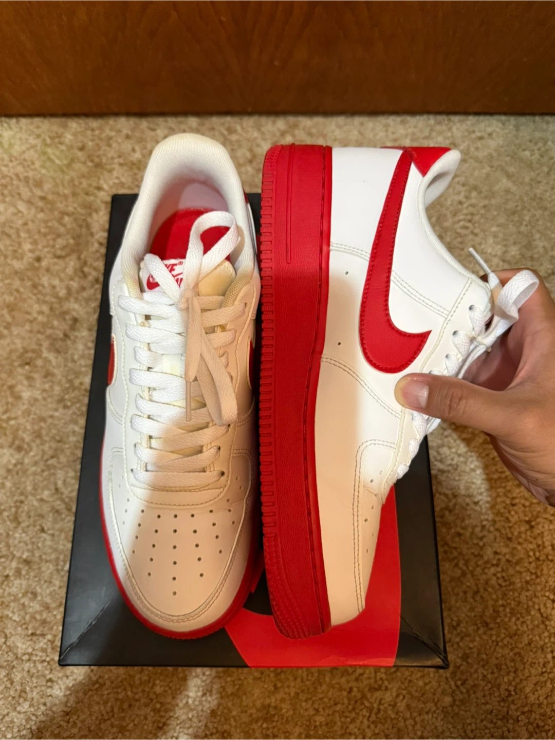 Nike - Air Force 1 Low 'White Red Sole' - photo 2