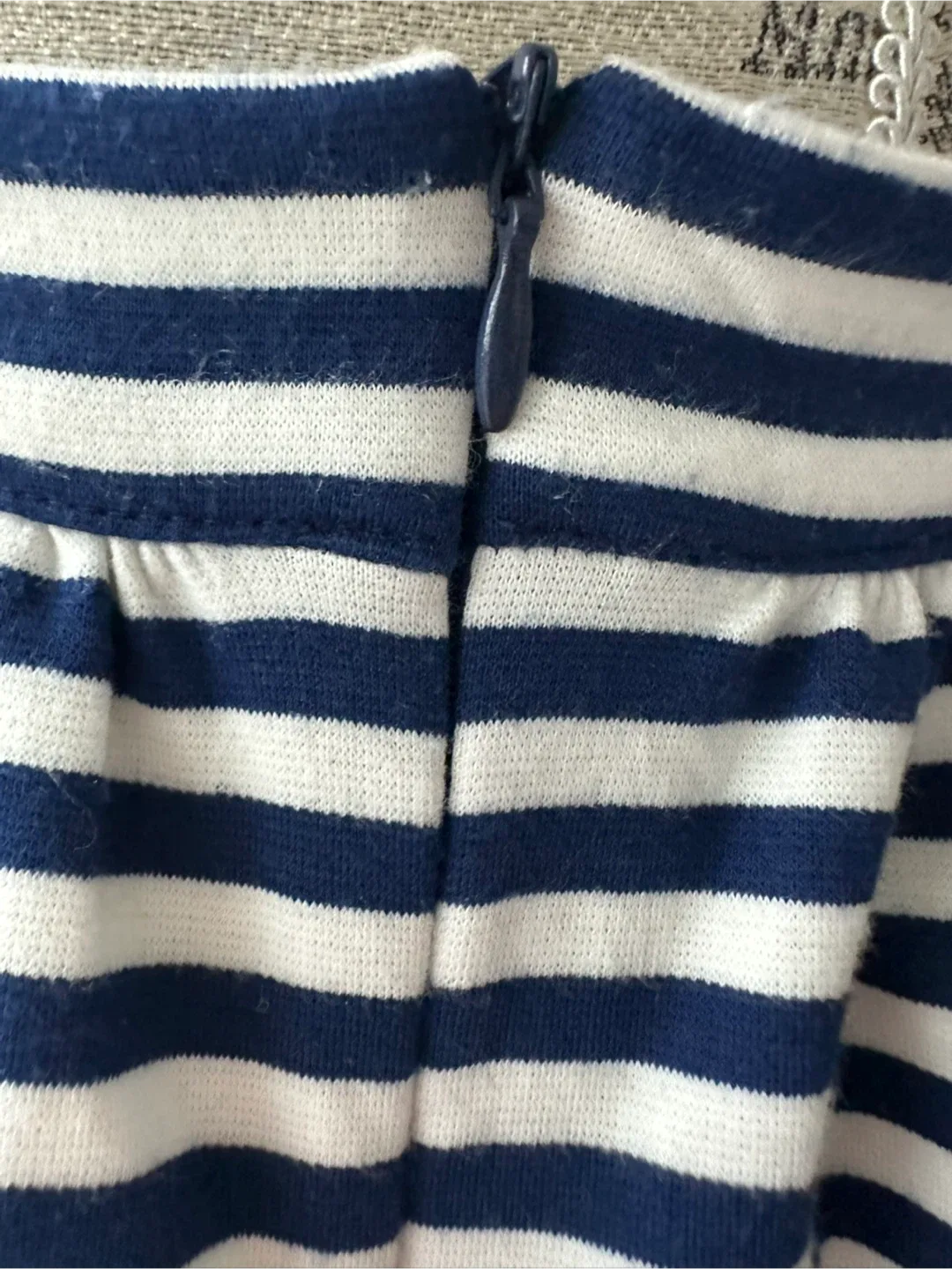 Striped Mini Skirt - Navy & White image indicator(5)