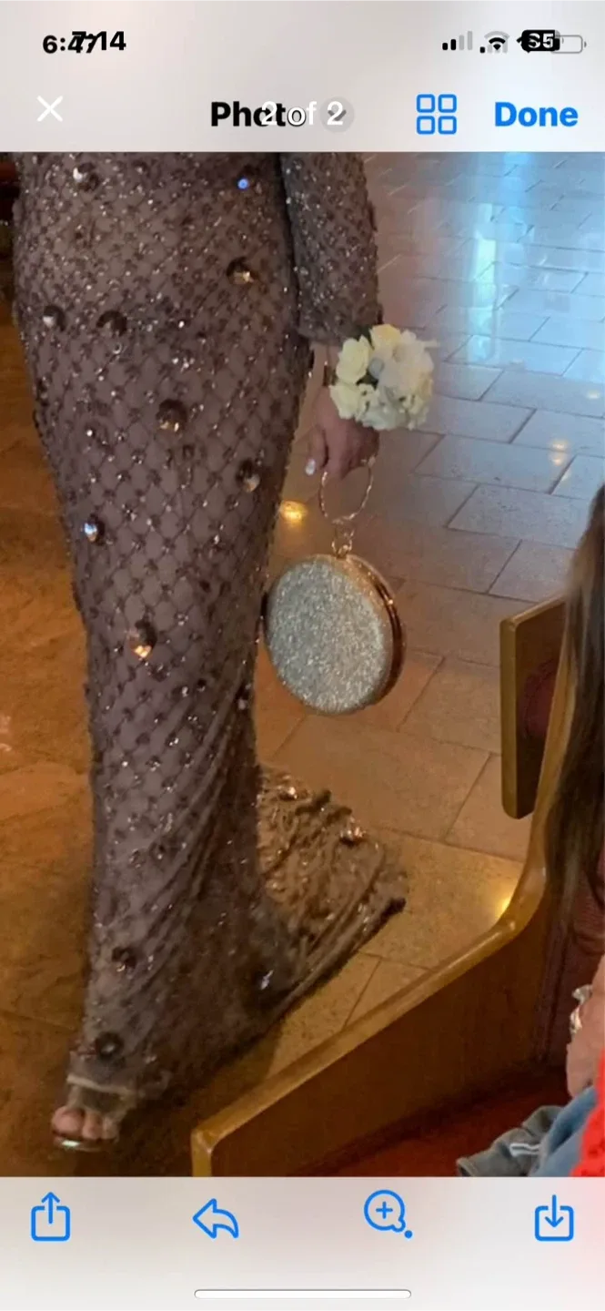 Size 14 sequin gown image indicator(2)