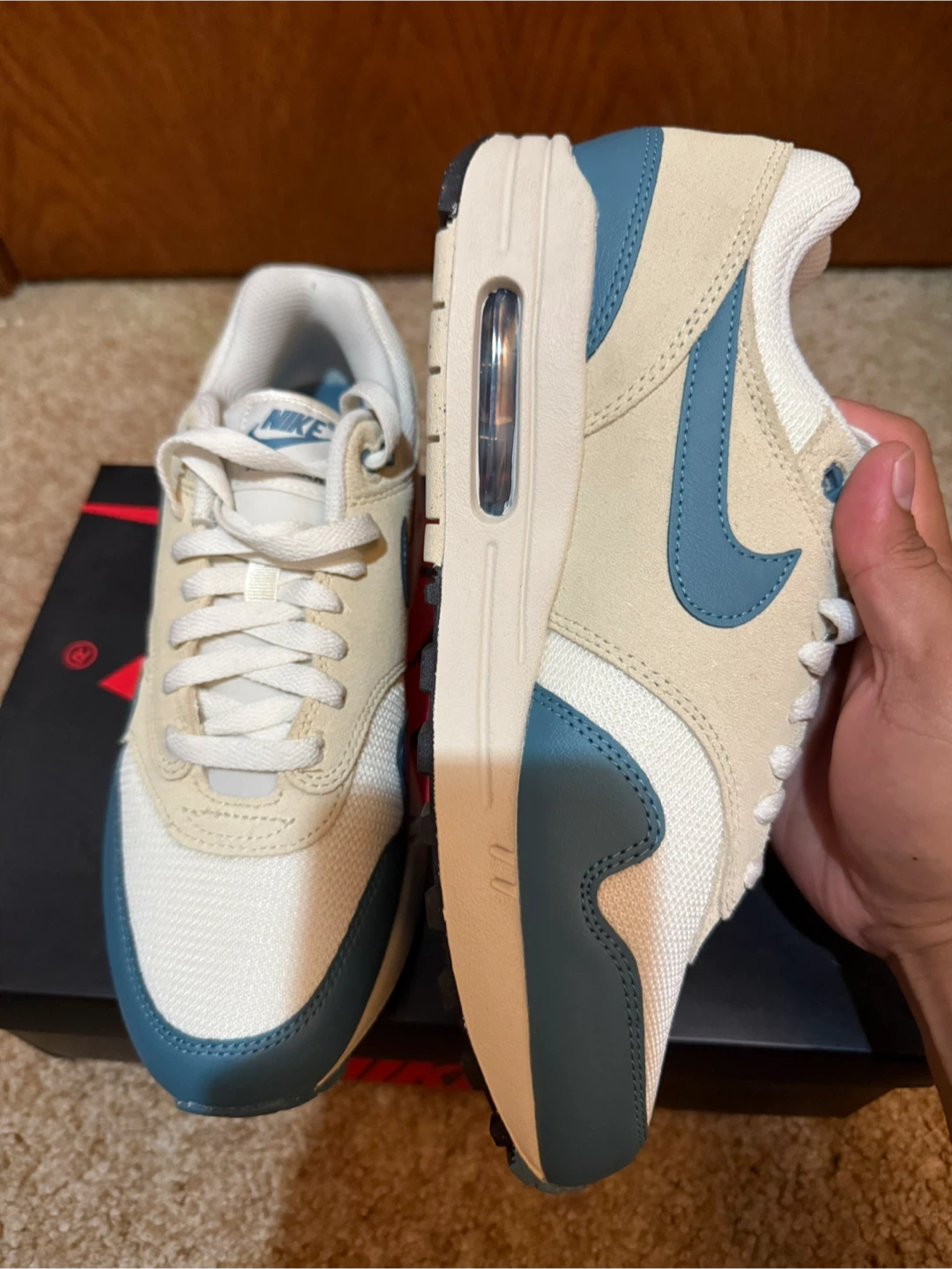 Nike Air Max 1 Essential Smokey Blue FZ5808-011 Men's Size 9 - photo 2