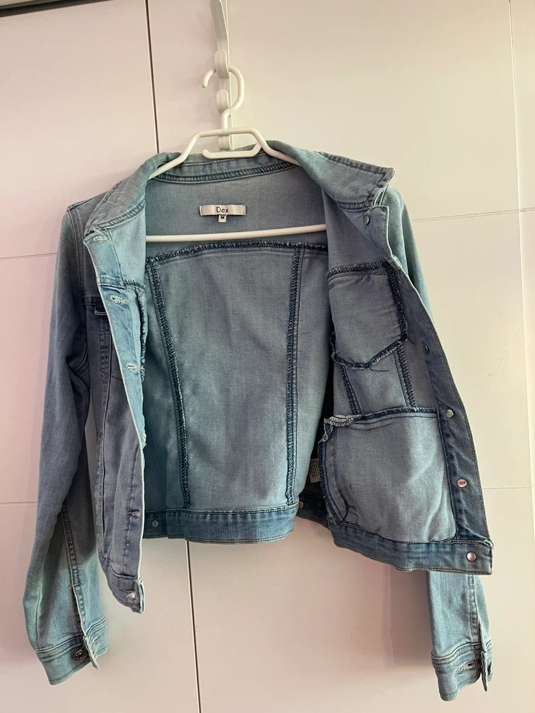 2 Vintage Denim Jackets- Size M image indicator(6)