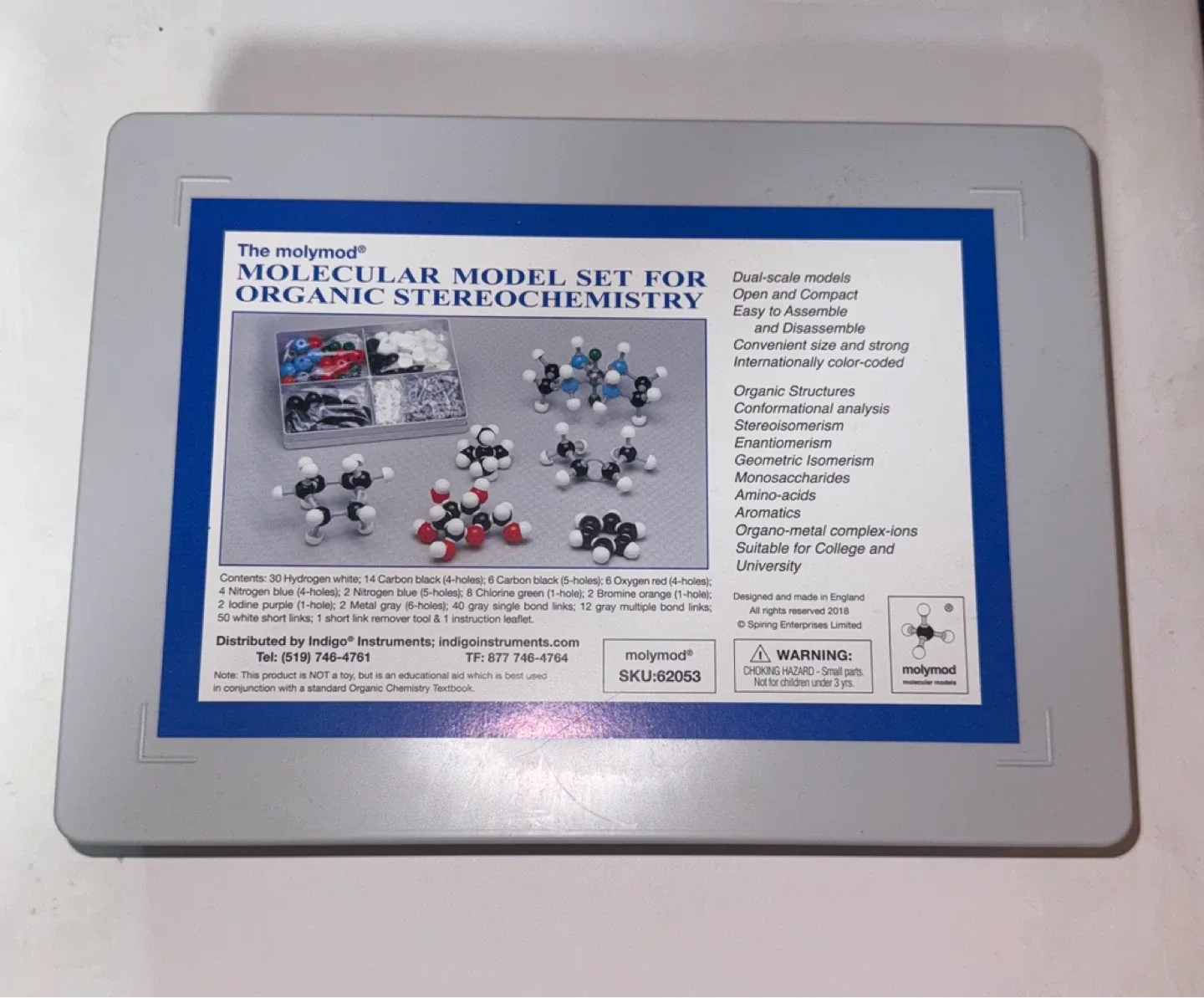 Molymod Molecular Model Set for Organic Stereochemistry thumbnail