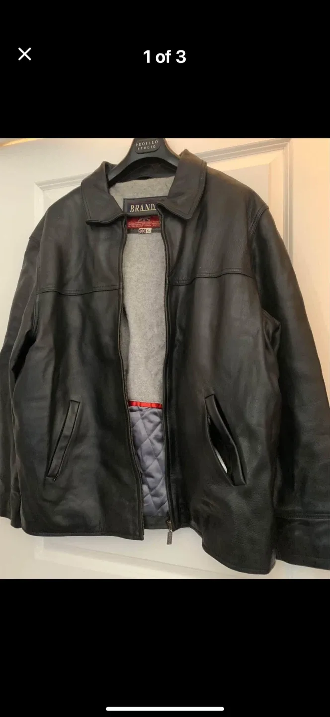 Brando XL Leather Jacket image indicator(2)