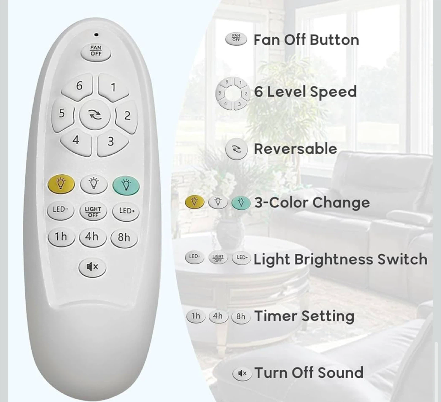52-inch Ceiling Fan with Remote - photo 5