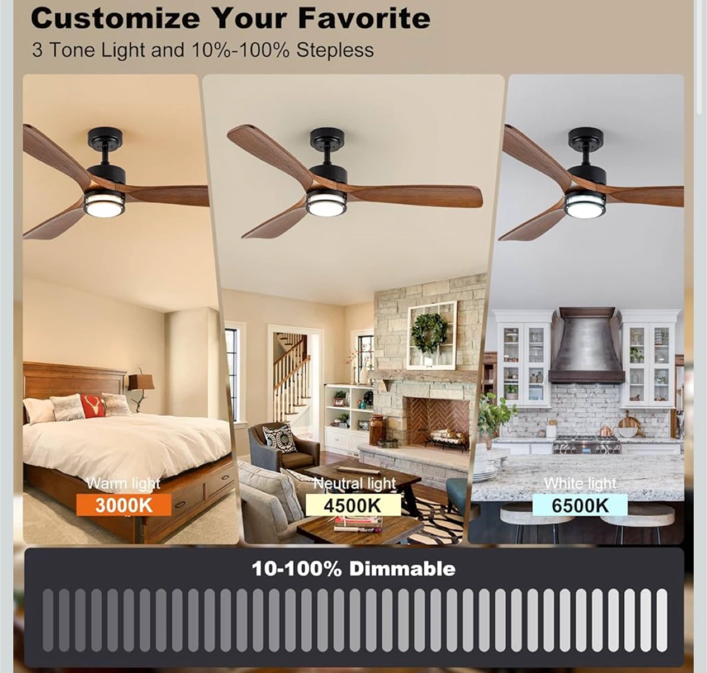 52-inch Ceiling Fan with Remote - photo 2