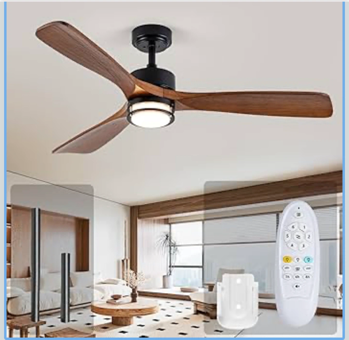 52-inch Ceiling Fan with Remote