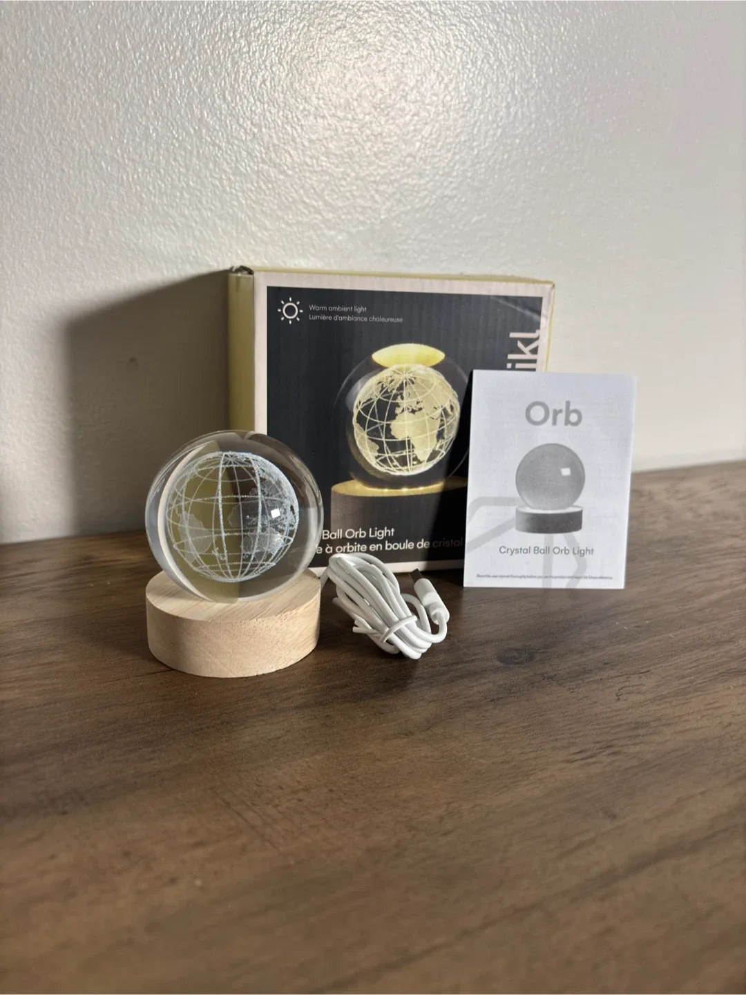LED Earth Crystal Ball Light – Secure Today! thumbnail