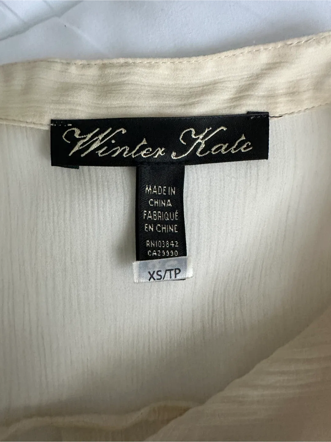 Winter Kate Sheer Silk Blouse image indicator(8)