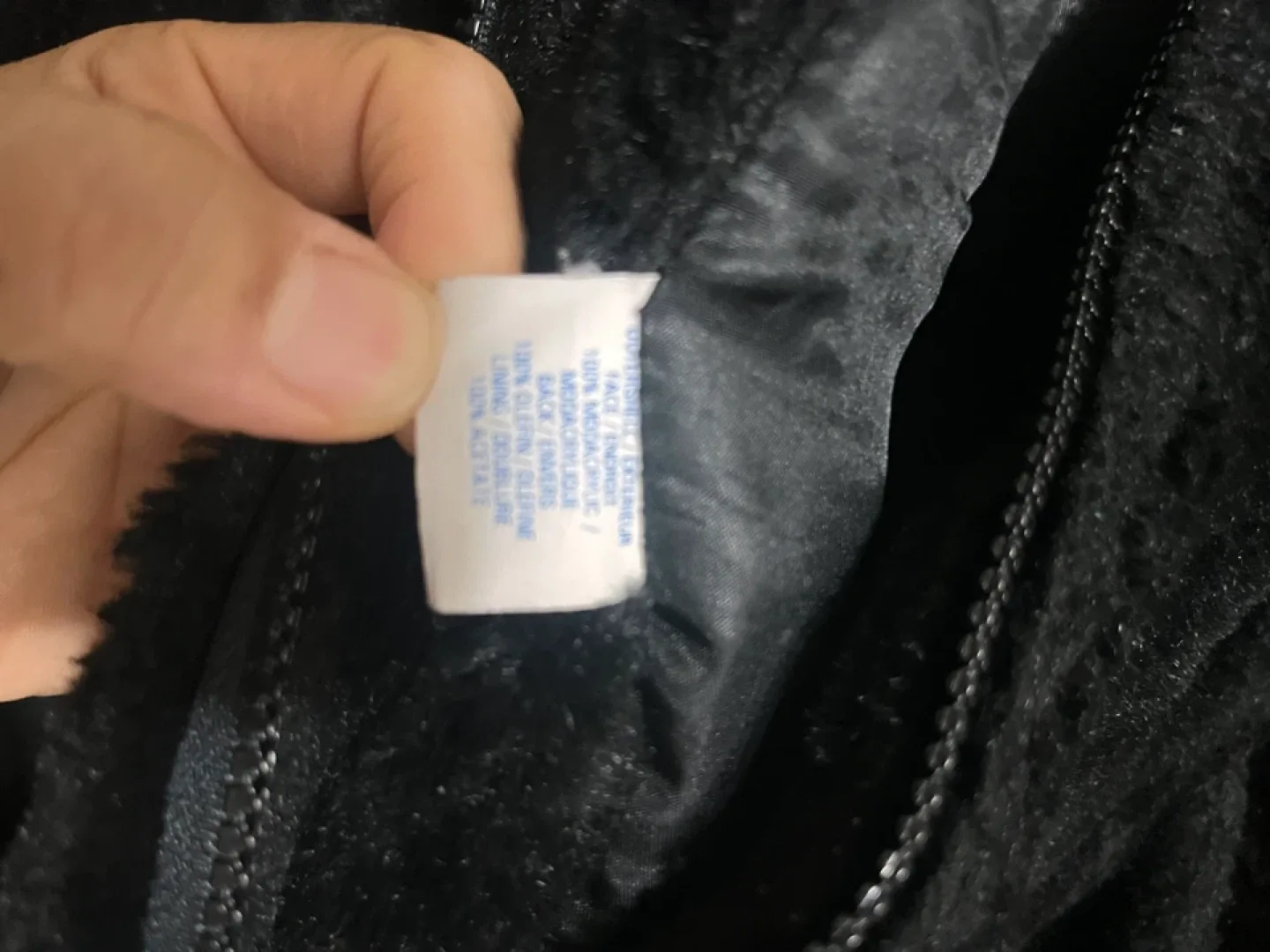 "Furrocious" Faux Fur Black Hooded Jacket image indicator(5)