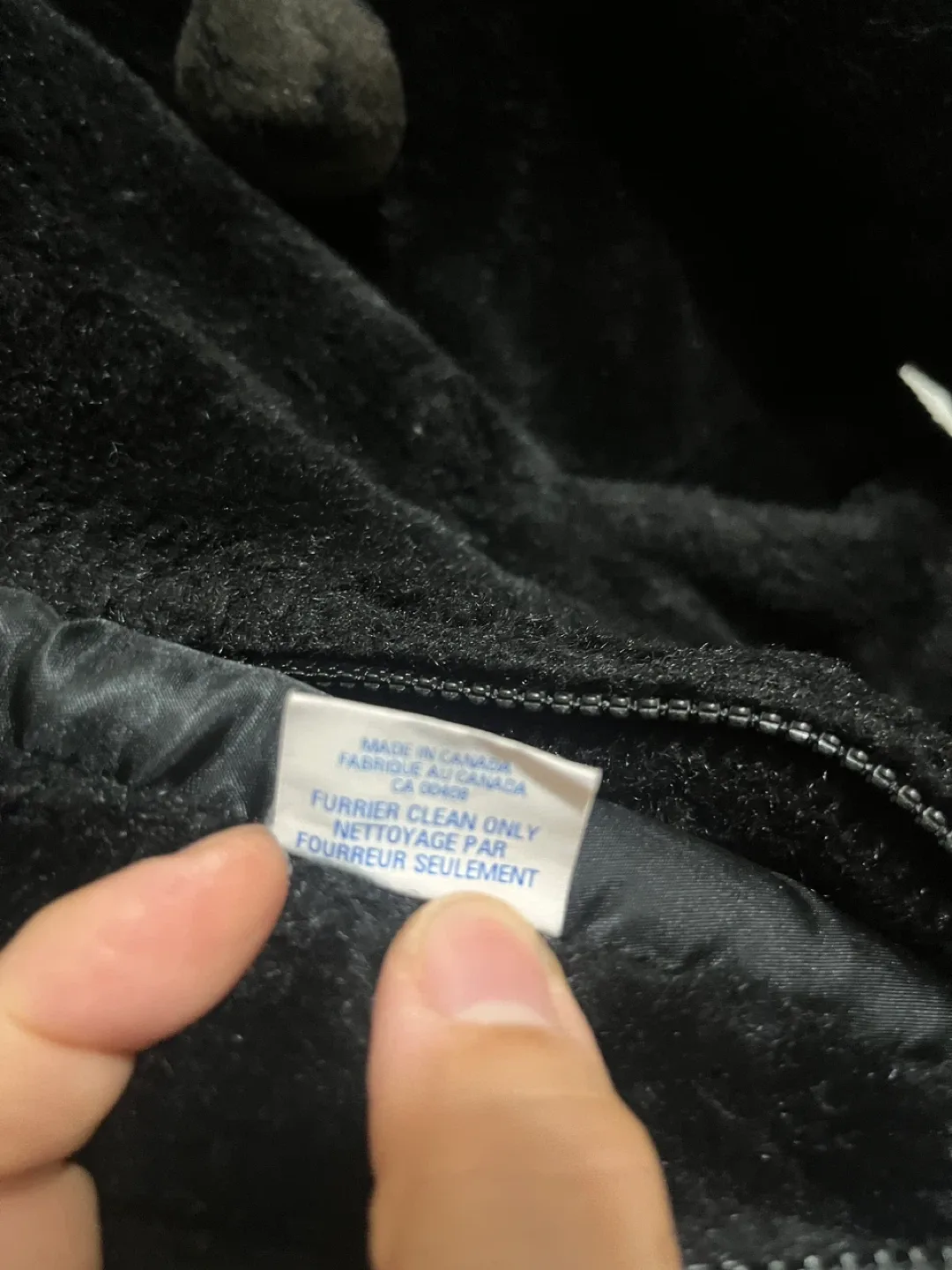 "Furrocious" Faux Fur Black Hooded Jacket image indicator(4)