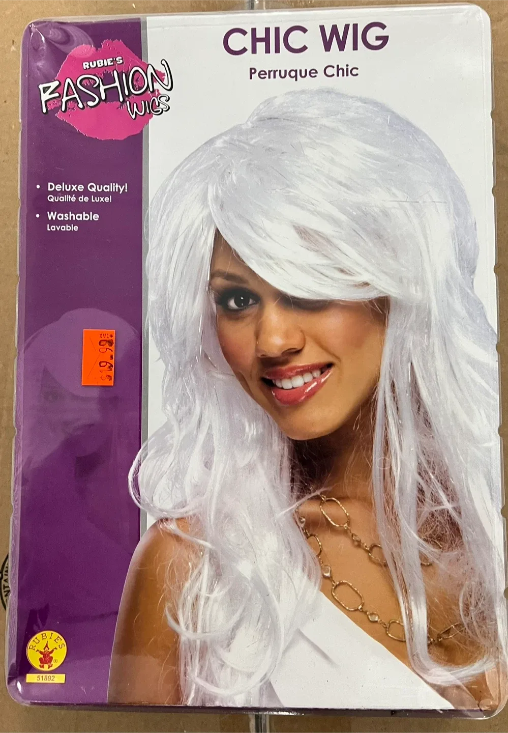 Rubie's Chic White Wig - New in Box!