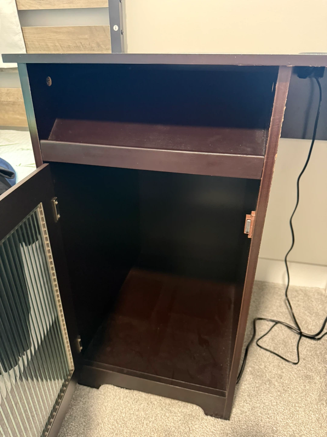 Brown Wooden Desk Drawer Unit - photo 2