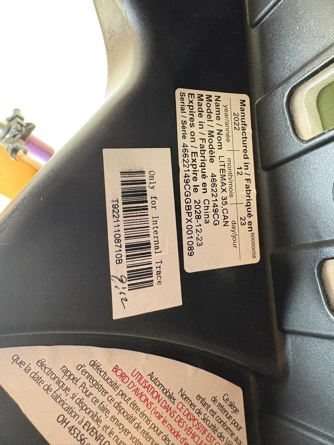 Evenflo Stroller & Car Seat Combo image indicator(9)