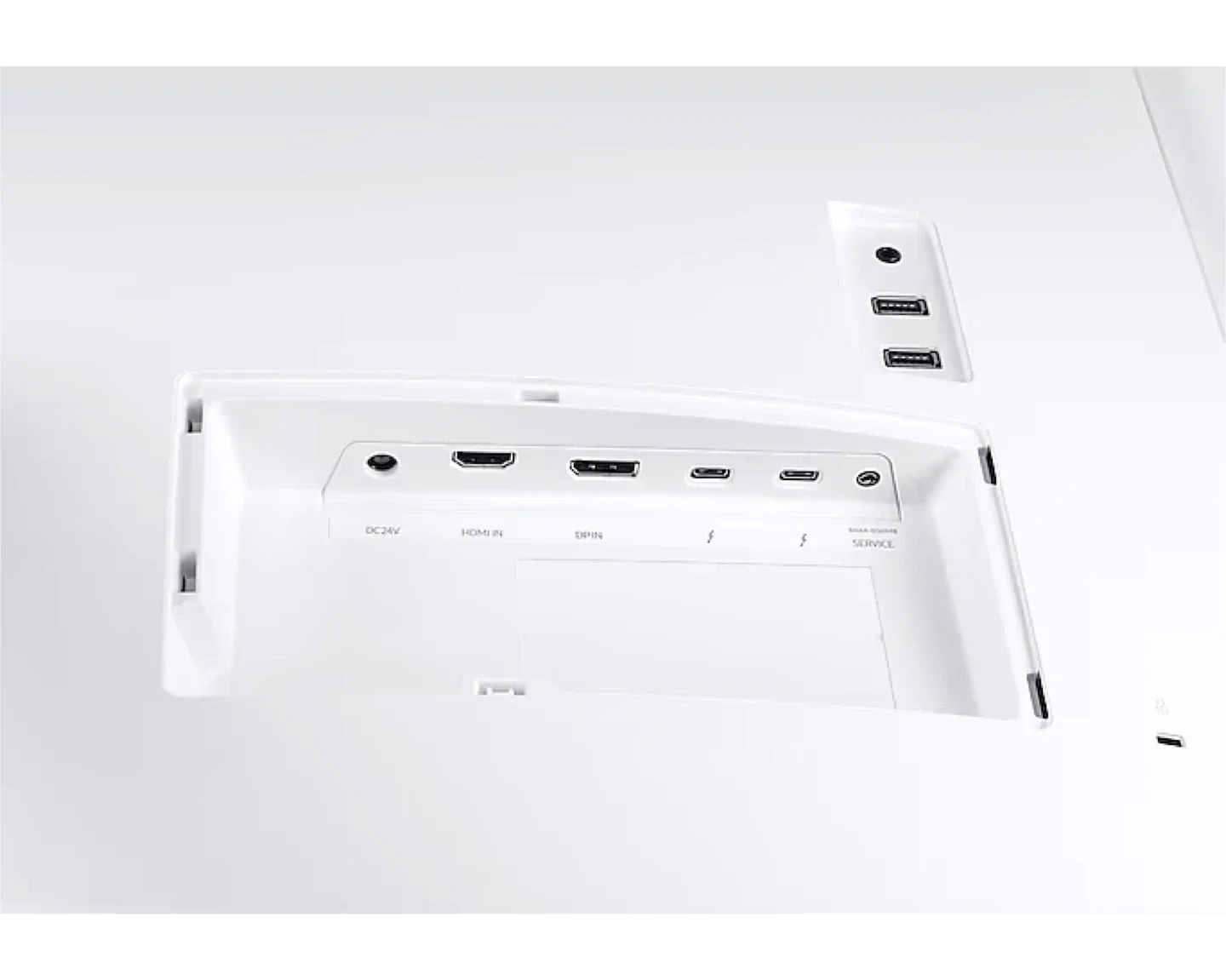 Samsung QLED Curved Thunderbolt Monitor - White image indicator(5)