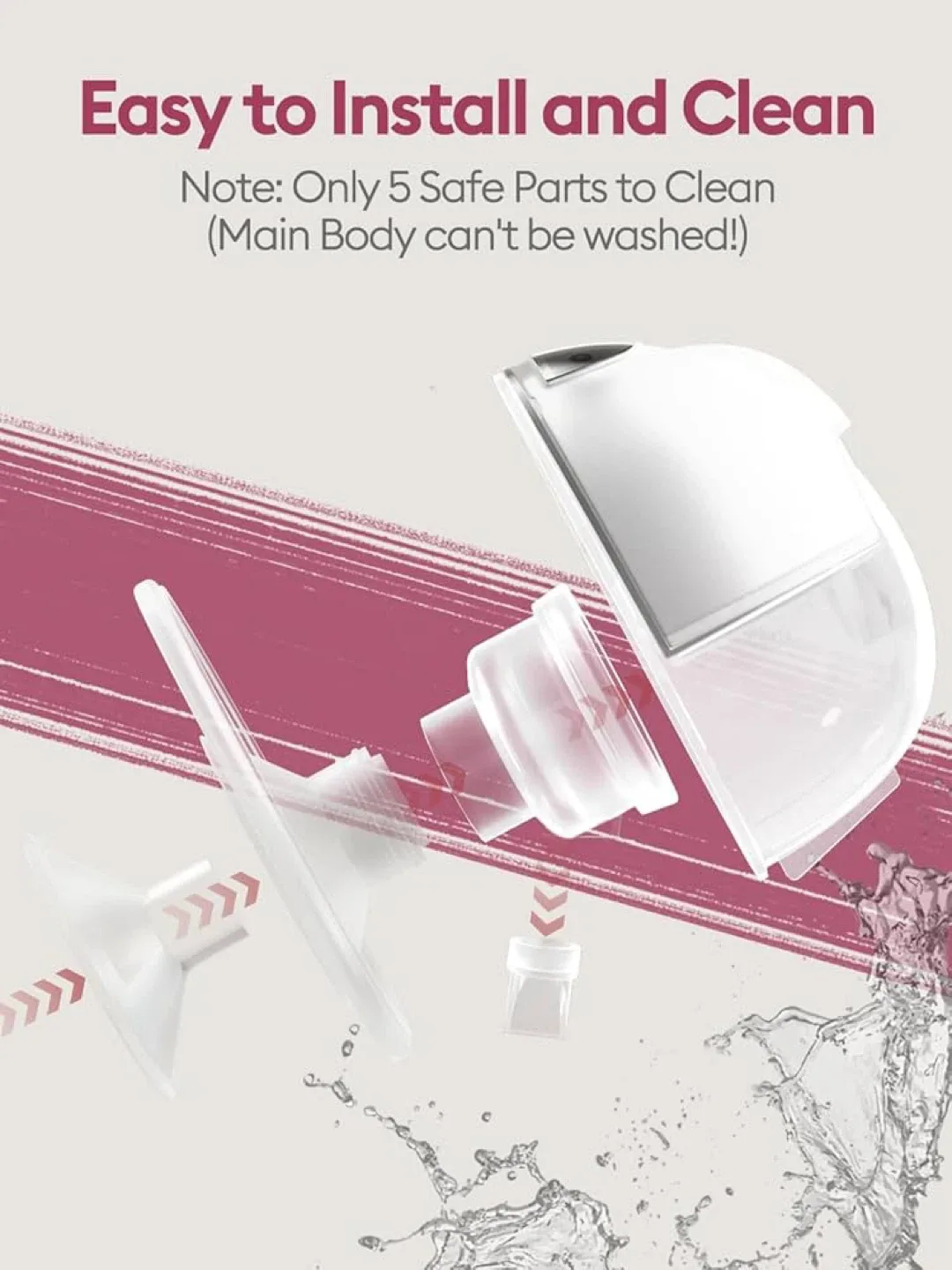 Wearable Breast Pump - Hospital Grade Suction image indicator(2)