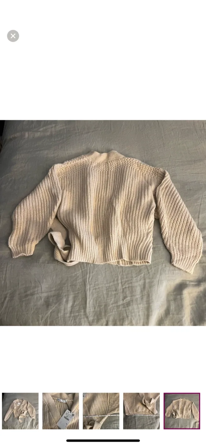 NWT Zara Knit Wrap Cardigan - small image indicator(5)
