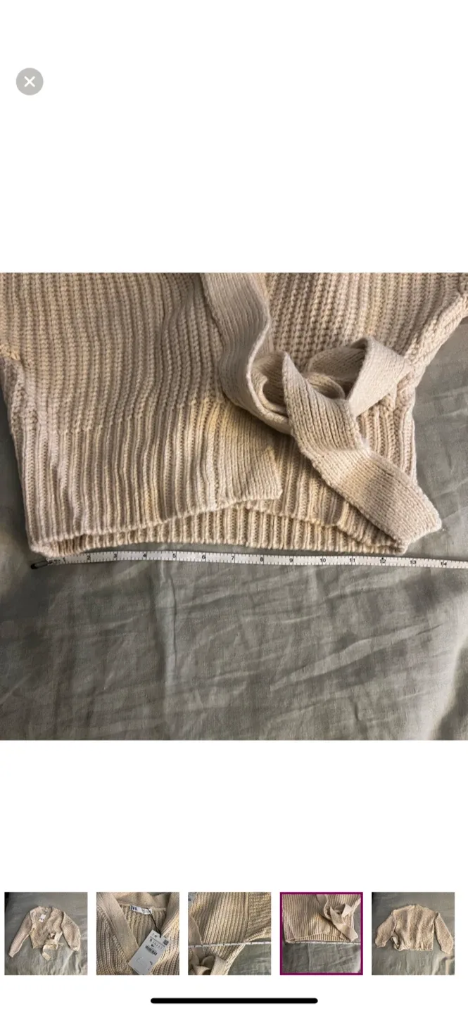 NWT Zara Knit Wrap Cardigan - small image indicator(4)