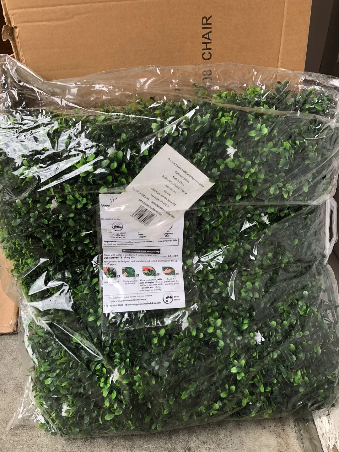 4pc,Artificial Decorative Tulum Leaves Wall Panels image indicator(3)