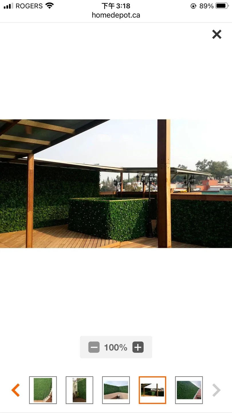 4pc,Artificial Decorative Tulum Leaves Wall Panels image indicator(9)