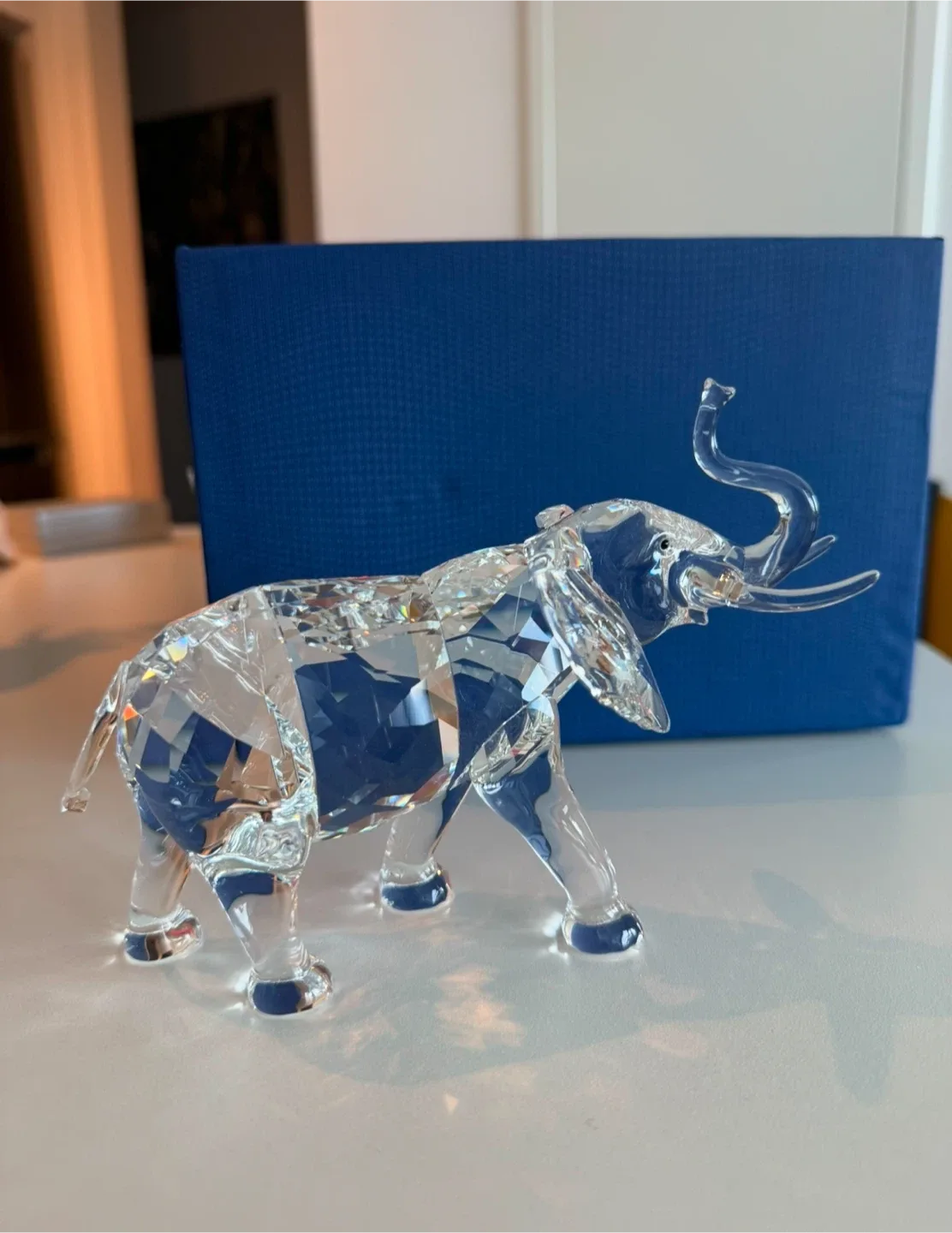 Swarovski Crystal Elephant Figurine