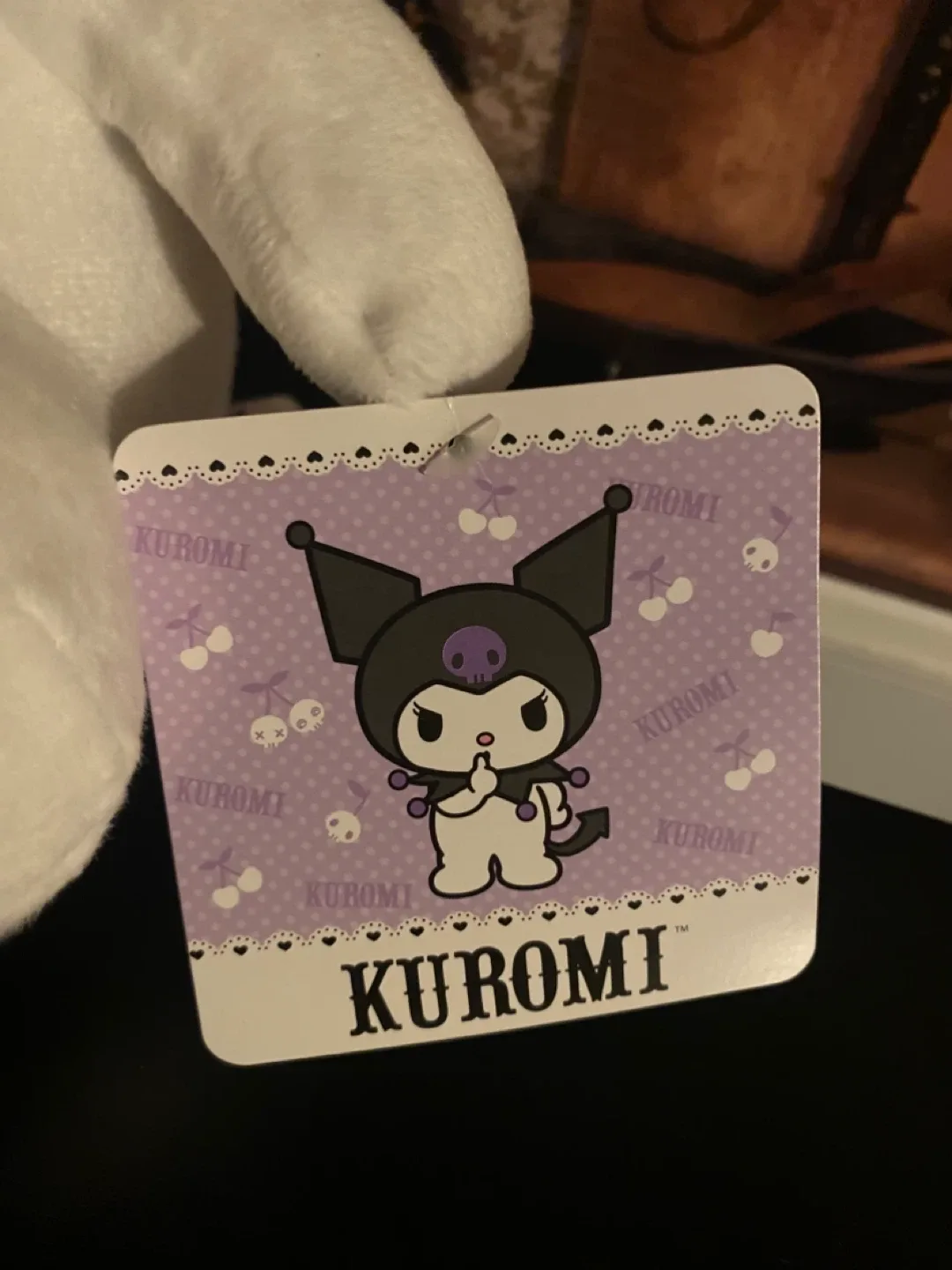 NEW! “Kuromi” a cute female rabbit plush toy! image indicator(2)