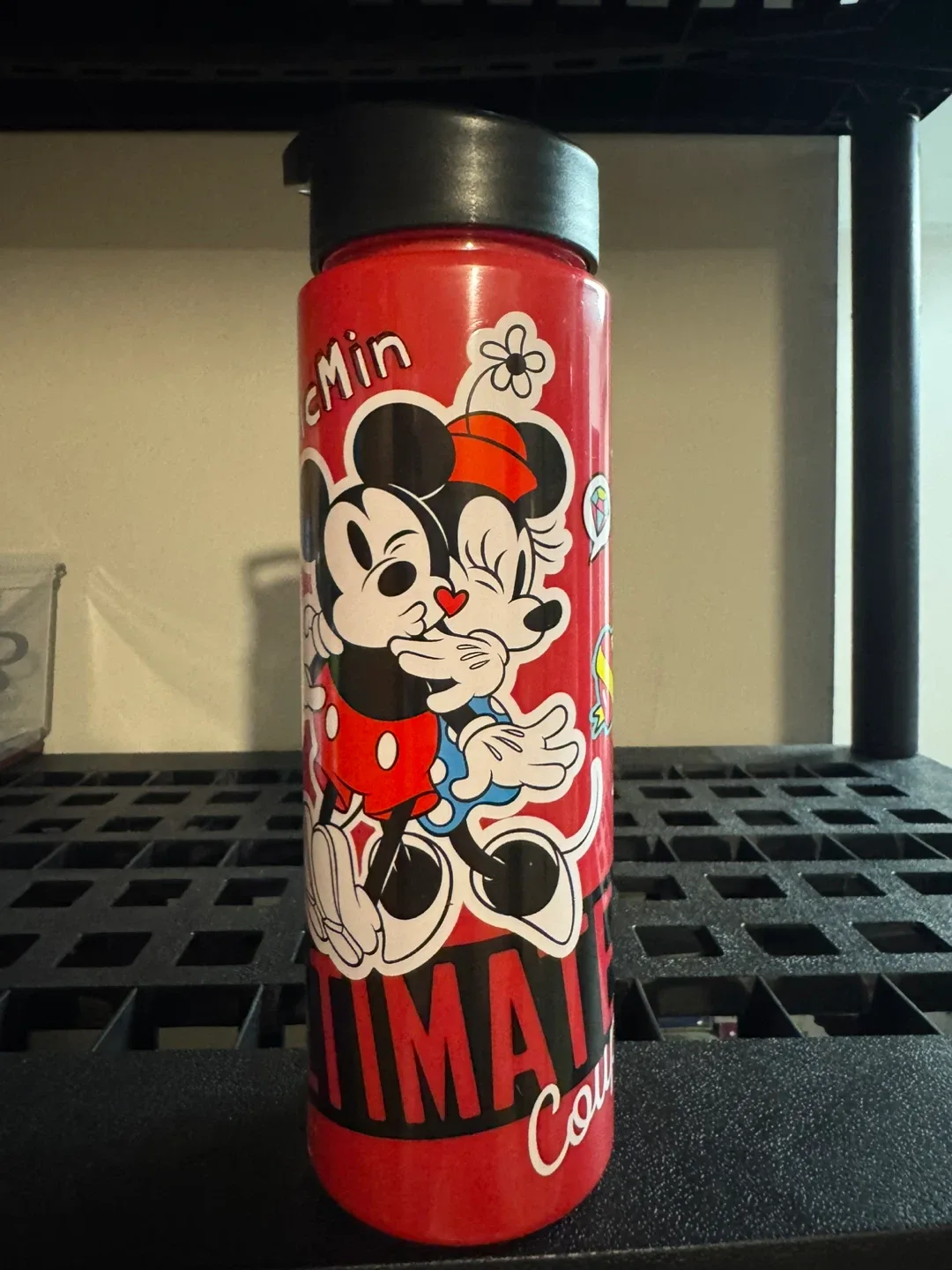 Red Mickey Mouse Water Bottle thumbnail