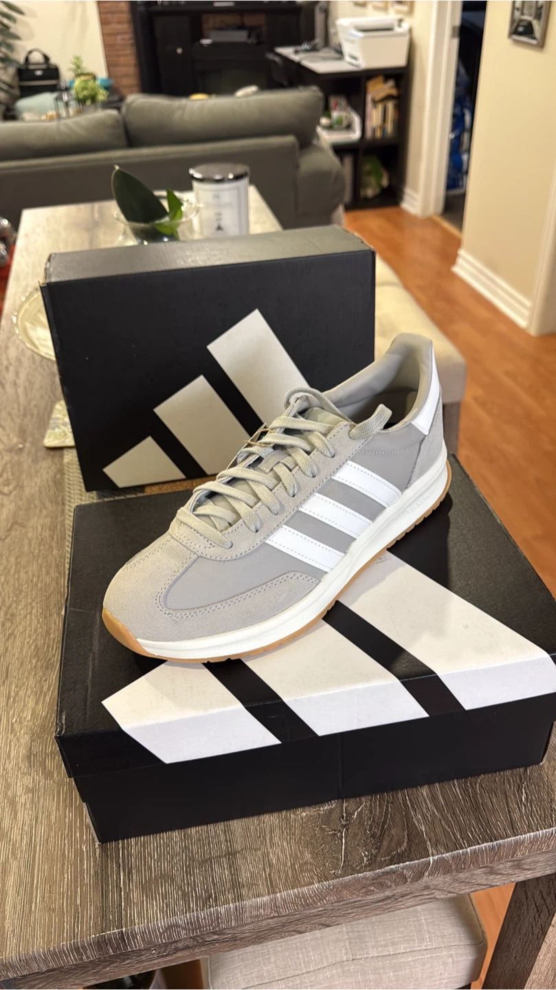 Adidas Run 60S Grey Sneakers, Like New!