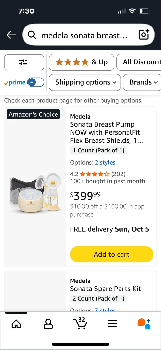Medela Sonata Breast Pump NOW image indicator(2)