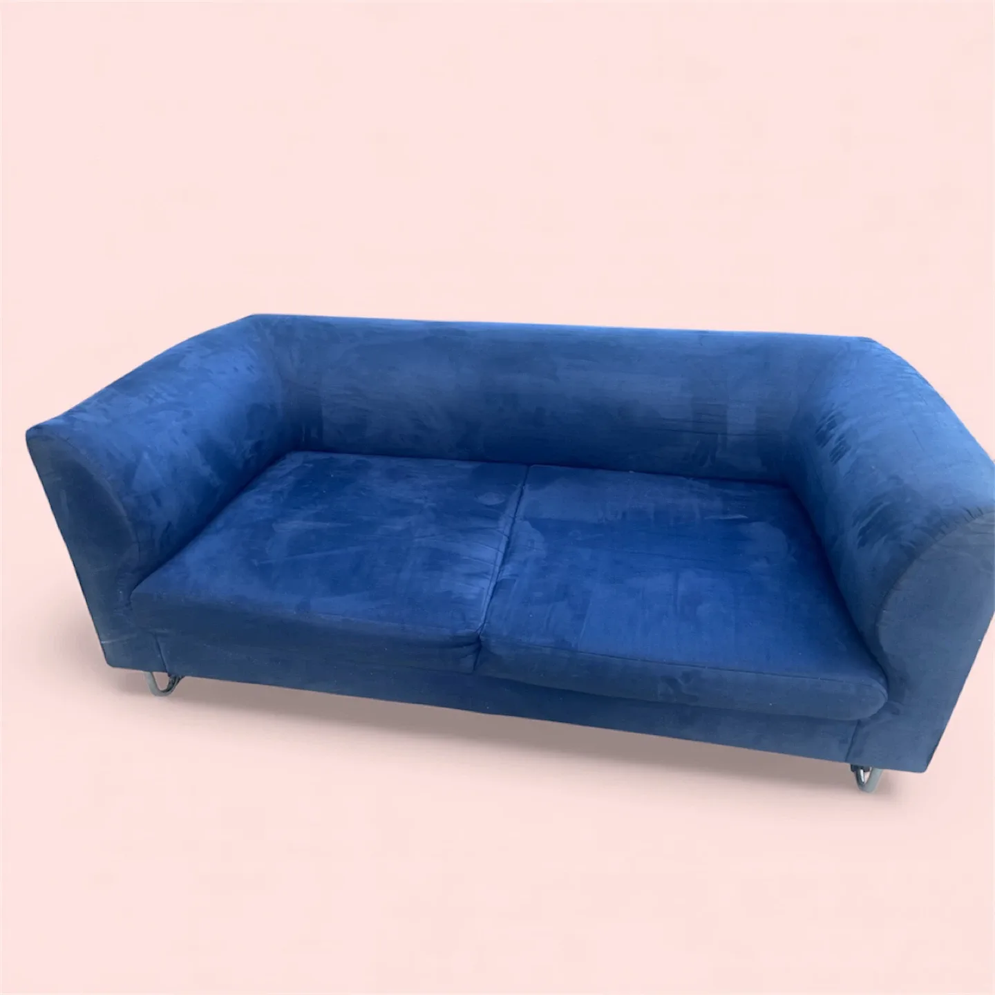 Blue Sofa with Ottoman image indicator(2)